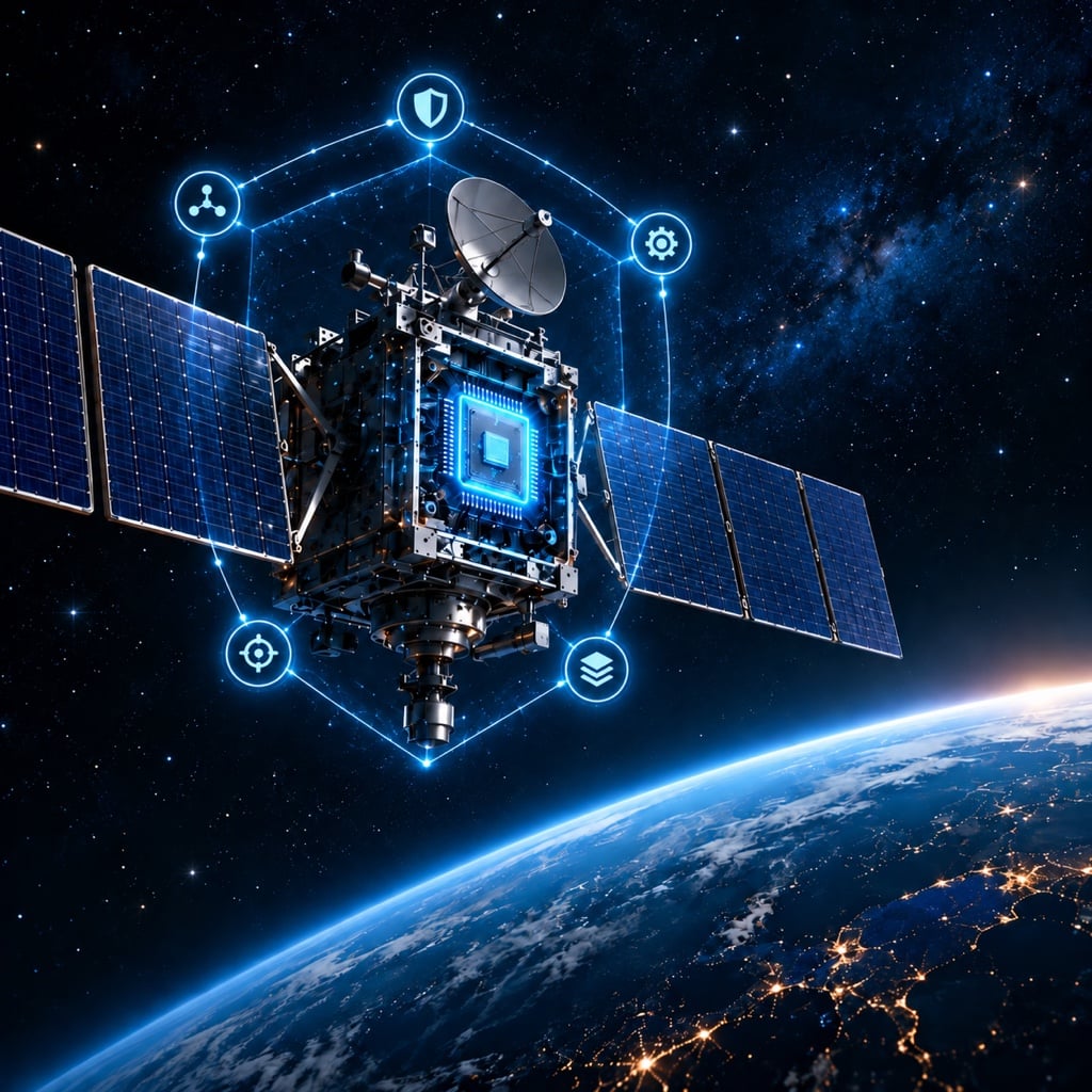 Satellite protected by Space Grade MRAM as a secure root of trust above Earth