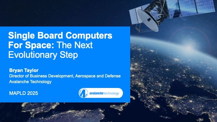 Single board computers in space, evolutionary advancements.