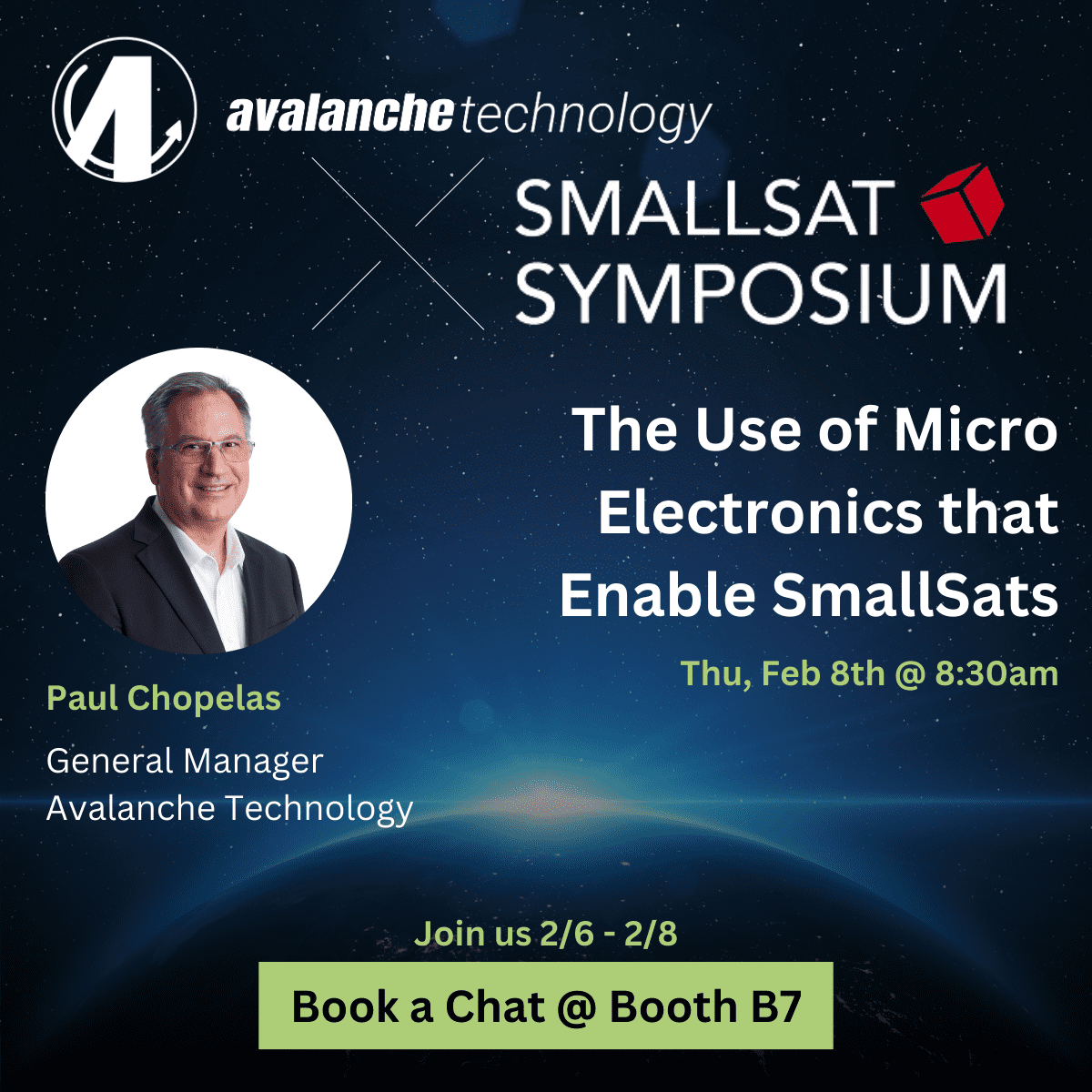 SmallSat Symposium 2024 Avalanche Technology