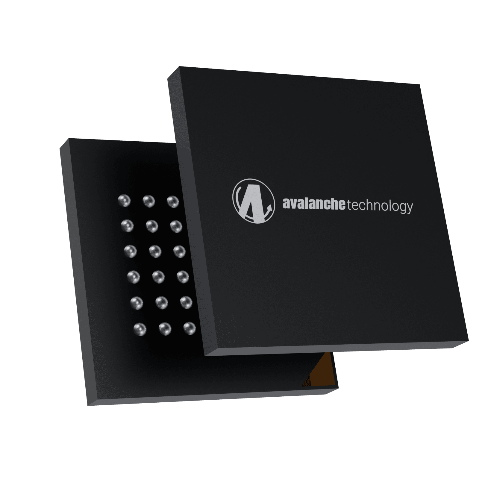Avalanche Technology electronic chip design illustration.