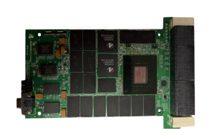 Close-up of a computer circuit board.